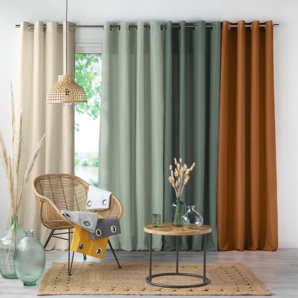 Hnedý záves z mikrovlákna 140x260 cm Absolu – douceur d'intérieur