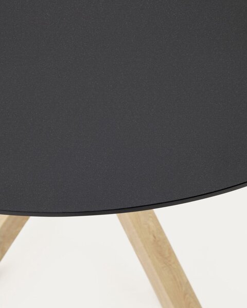 Okrúhly jedálenský stôl so sklenenou doskou ø 150 cm Argo – Kave Home