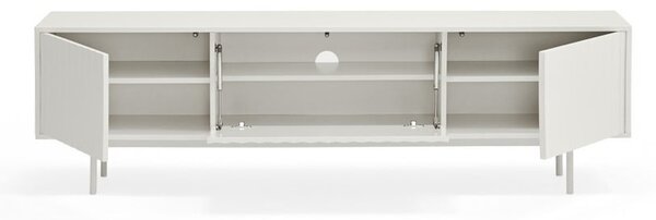 Biely TV stolík 180x52 cm Sierra – Teulat