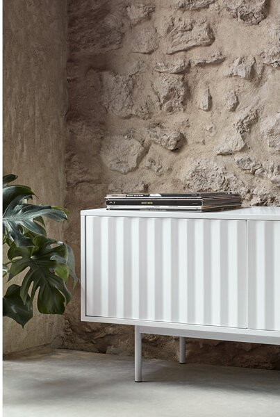 Biely TV stolík 180x52 cm Sierra – Teulat