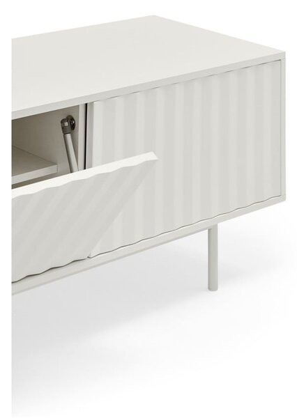 Biely TV stolík 180x52 cm Sierra – Teulat