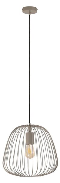 Závesný luster na lanku OVELLA 1xE27/15W/230V pr. 36 cm béžový