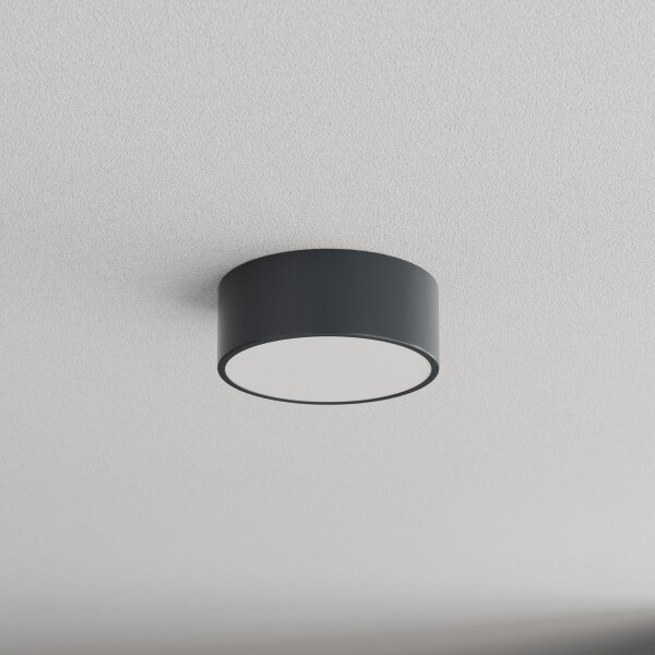 BRILAGI - LED RGBW kúpeľňové stropné svietidlo CLARE 1xE27/12W/230V pr. 20 cm antracit IP54