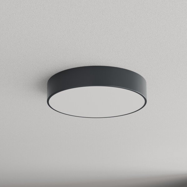 Brilagi - Kúpeľňové stropné svietidlo CLARE 3xE27/24W/230V pr. 40 cm antracit IP54