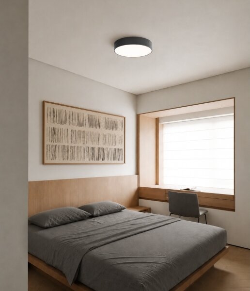 Brilagi - Kúpeľňové stropné svietidlo so senzorom CLARE 4xE27/24W/230V priemer 50 cm antracit IP54
