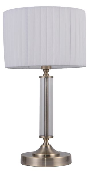 Italux TB-28343-1 stolná lampička Ferlena 1x40W | E14 | IP20 - farba bronz / biela