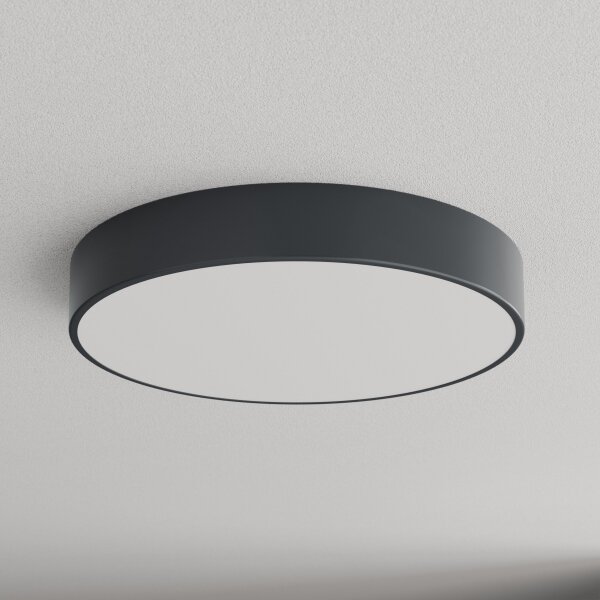 Brilagi - Kúpeľňové stropné svietidlo so senzorom CLARE 4xE27/24W/230V priemer 50 cm antracit IP54