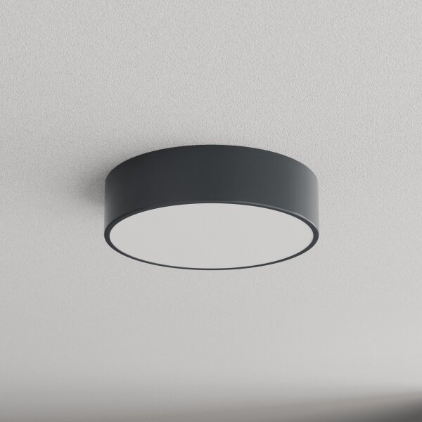 Brilagi - Kúpeľňové stropné svietidlo CLARE 2xE27/24W/230V pr. 30 cm antracit IP54