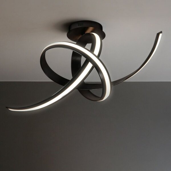LED prisadený luster AREZIA LED/41W/230V čierny