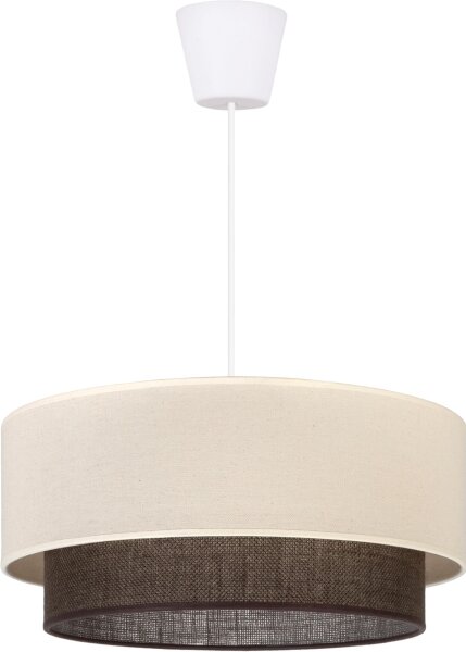 Brilagi - LED luster v štýle BOHO na lanku 1xE27/15W/230V pr. 40 cm krémová/hnedá