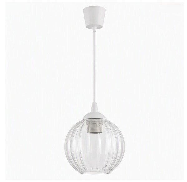 Brilagi - LED závesné svietidlo na lanku RETRO GLASS 1xE27/60W/230V pr. 18 cm biela/číra