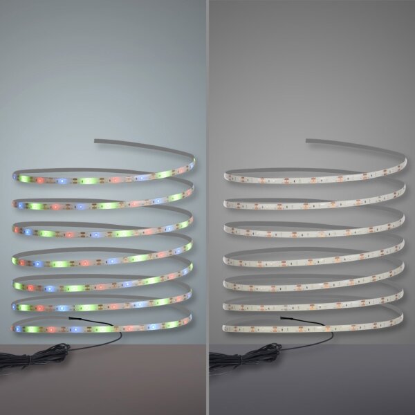 JUST LIGHT. 19971-18 - LED RGB solárny pásik TEANIA LED//3,7V 5 m 1200 mAh IP44