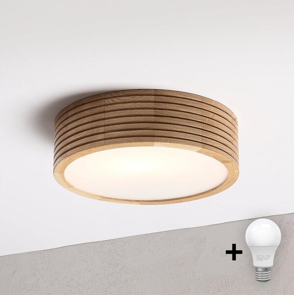 BRILAGI - LED stropné svietidlo CARVALHO MODERN 1xE27/60W/230V priemer 27,5 cm dub