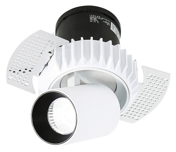 Italux SL74066 / 12W LED zápustné bodové svietidlo Gemma Trimless 1x12W | 3000K