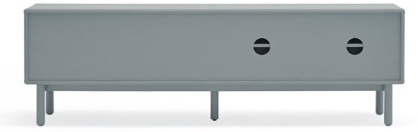 Modrý/sivý TV stolík 180x56 cm Corvo – Teulat
