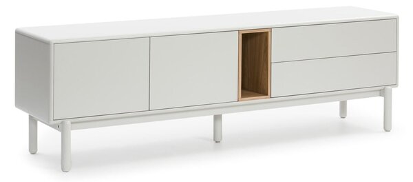 Krémovobiely TV stolík 180x56x40 cm Corvo – Teulat