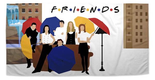 Sablio Uterák Seriál Priatelia FRIENDS Gauč pri fontáne - 30x50 cm