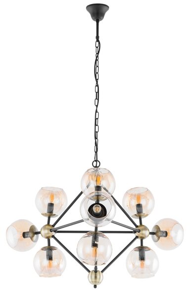 Italux 10293 / 9P závesné stropné svietidlo Rebekka 9x60W | E14