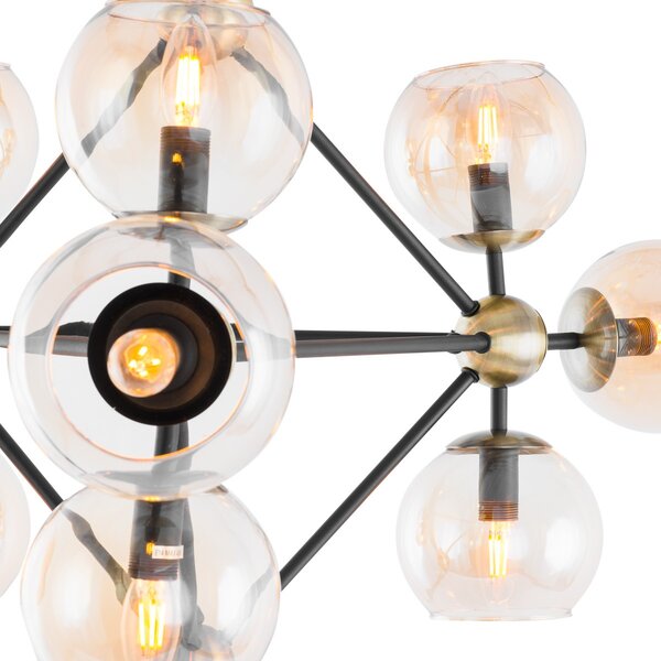 Italux 10293 / 9P závesné stropné svietidlo Rebekka 9x60W | E14