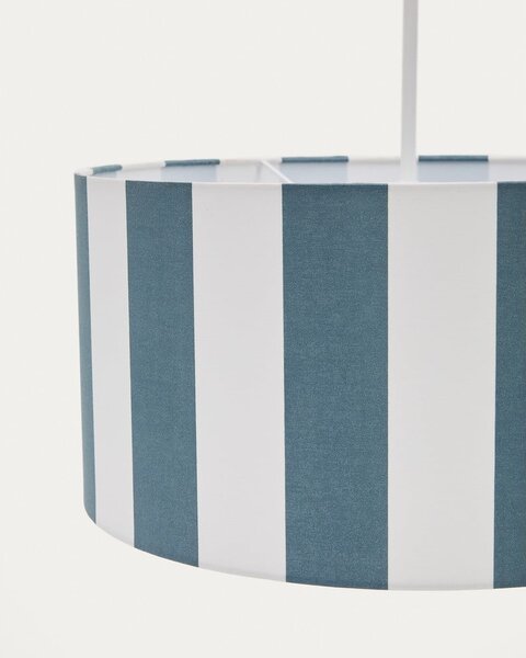 Biele/modré detské tienidlo ø 40 cm Ciral – Kave Home