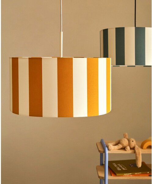 Žlté/biele detské tienidlo ø 40 cm Ciral – Kave Home