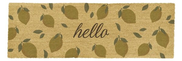 Rohožka z kokosového vlákna 40x120 cm Hello Lemons – Artsy Doormats