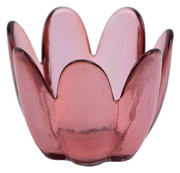 Ružová miska z recyklovaného skla Ego Dekor Brotes