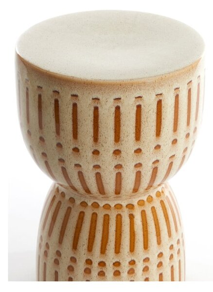 Keramický okrúhly odkladací stolík ø 28,5 cm Finca – Light & Living
