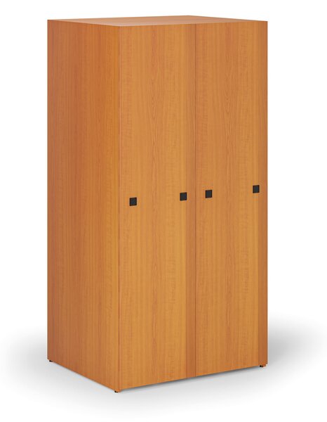 Veľkokapacitná skriňa s výsuvnými regálmi, 989 × 846 × 2000 mm, čerešňa
