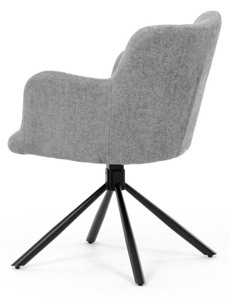 Jedálenská stolička sivá DCH-T1122 GREY2