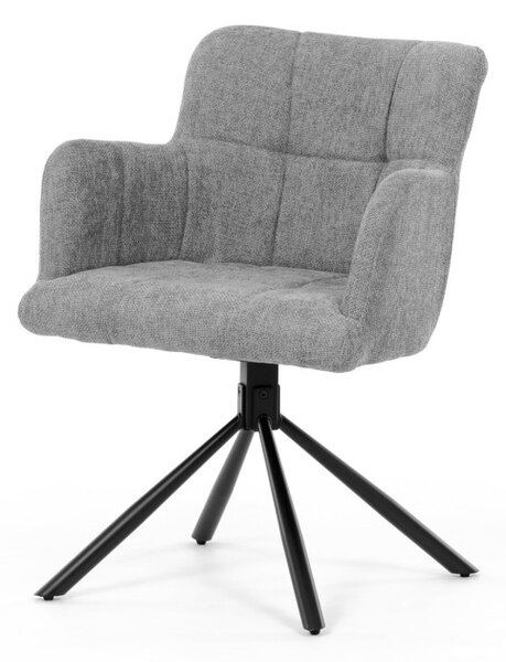 Jedálenská stolička sivá DCH-T1122 GREY2