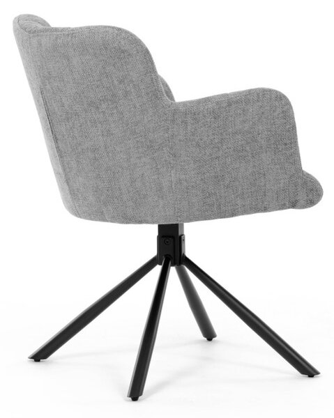 Jedálenská stolička sivá DCH-T1122 GREY2