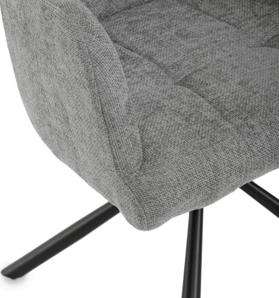 Jedálenská stolička sivá DCH-T1122 GREY2