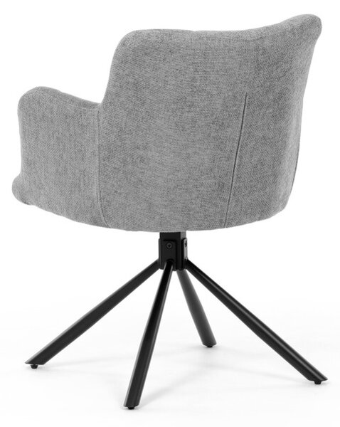 Jedálenská stolička sivá DCH-T1122 GREY2
