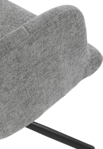 Jedálenská stolička sivá DCH-T1122 GREY2