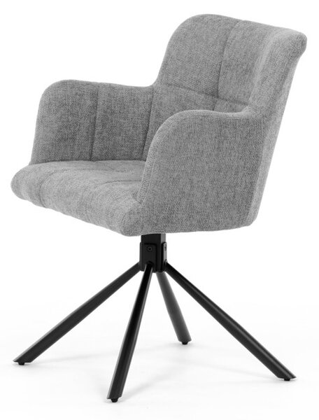 Jedálenská stolička sivá DCH-T1122 GREY2