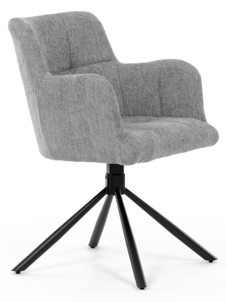 Jedálenská stolička sivá DCH-T1122 GREY2