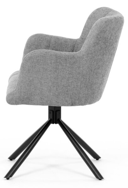 Jedálenská stolička sivá DCH-T1122 GREY2