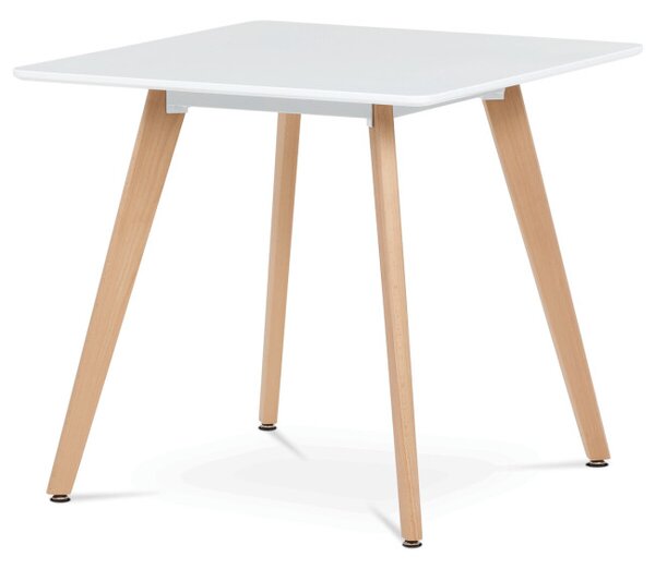 Jedálenský stôl DT-312 biely / naturálny