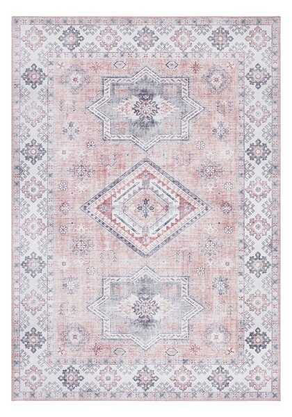 Svetloružový koberec Nouristan Gratia, 160 x 230 cm