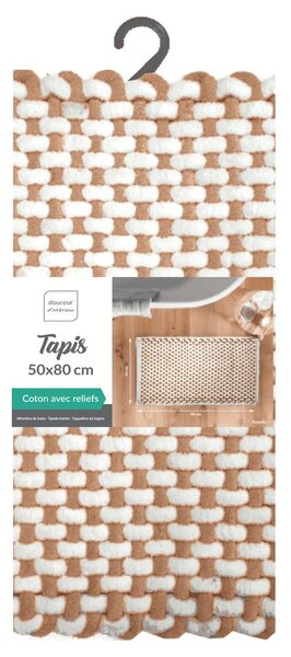 Kúpeľňová predložka v terakotovej farbe 50x80 cm Rafael – douceur d'intérieur