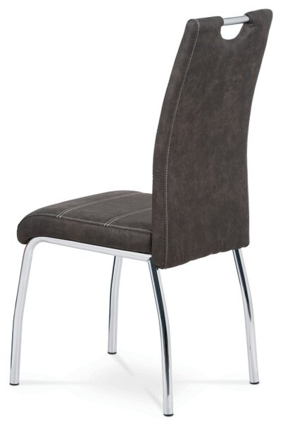 Jedálenská stolička sivá HC-486 GREY3
