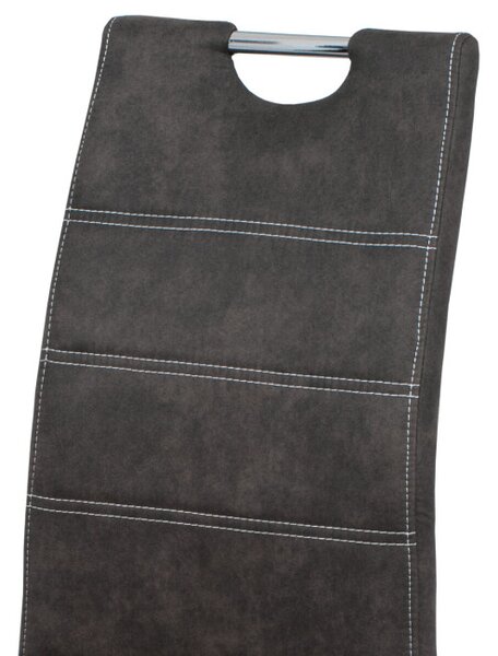 Jedálenská stolička sivá HC-486 GREY3