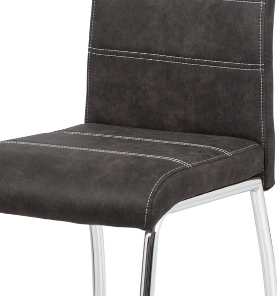 Jedálenská stolička sivá HC-486 GREY3