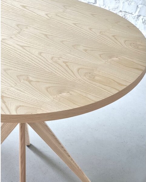 Jedálenský stôl z jaseňového dreva 90x90 cm Jubi – Ragaba