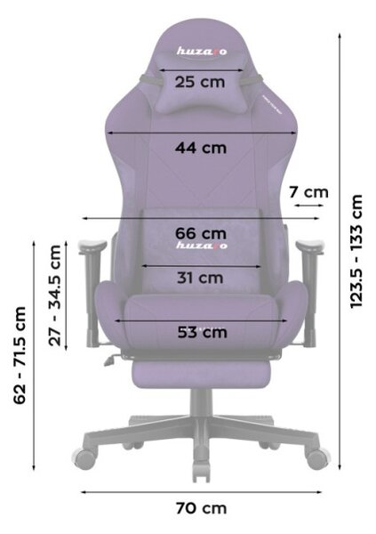 Herná stolička Force 5.7 Purple