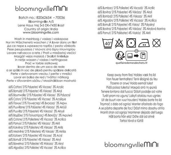 Detská deka z recyklovanej bavlny 130x160 cm Memmo – Bloomingville Mini
