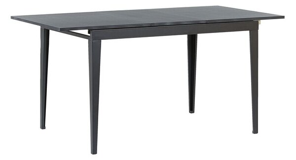 Jedálenský stôl NOROLLA (čierna) (pre 4 až 6 osôb). Akcia -11%. Vlastná spoľahlivá doprava až k Vám domov. 1026748