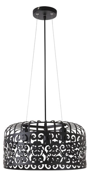 RABALUX 2158 Alessandra závesné svietidlo čierne E27 3x60W