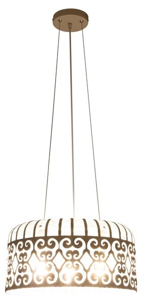 RABALUX 2163 Alessandra závesné svietidlo biela E27 3x60W